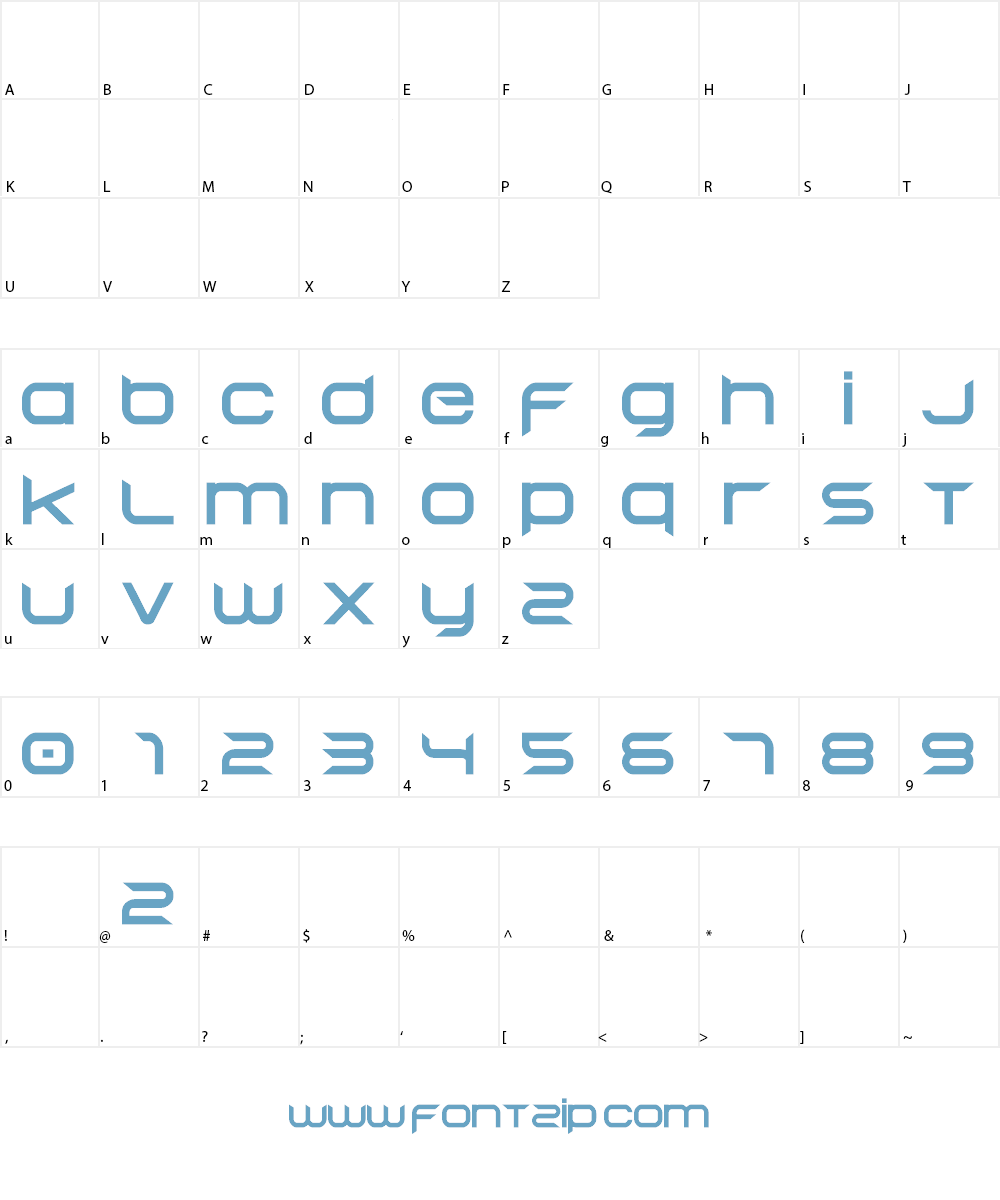 Begok v15 Font Character